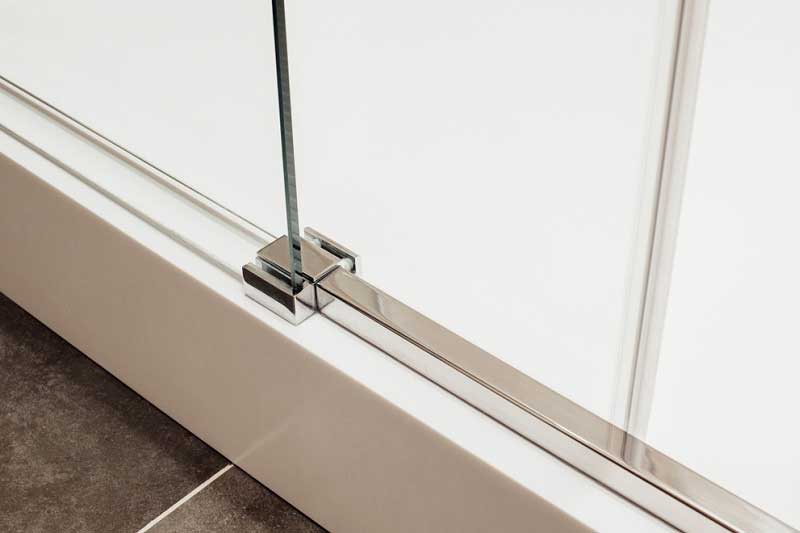 Tolóajtós zuhanykabin készítés